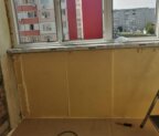 Остекление, отделка ПВХ панелями лоджии 3 КВ.М