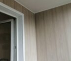 Остекление, отделка ПВХ панелями лоджии 3 КВ.М
