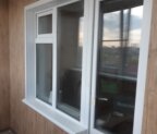 Остекление, отделка ПВХ панелями лоджии 4 КВ.М