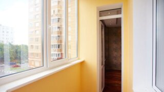 Отделка балкона гипсокартоном