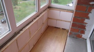 Отделка балконов и лоджий утепление